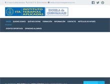 Tablet Screenshot of cursosquiromasajebarcelona.com